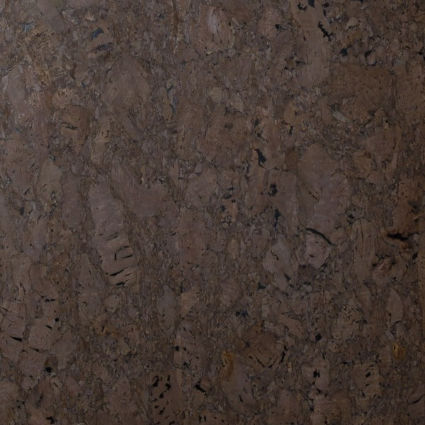 Remnant of Wolf Gordon Sepia Dark Brown Cork Upholstery Fabric