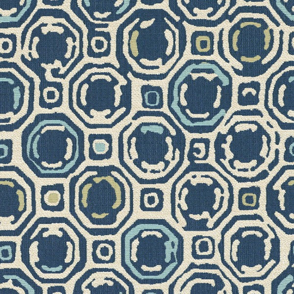 Remnant of CF Stinson Batik Imperial Upholstery Fabric