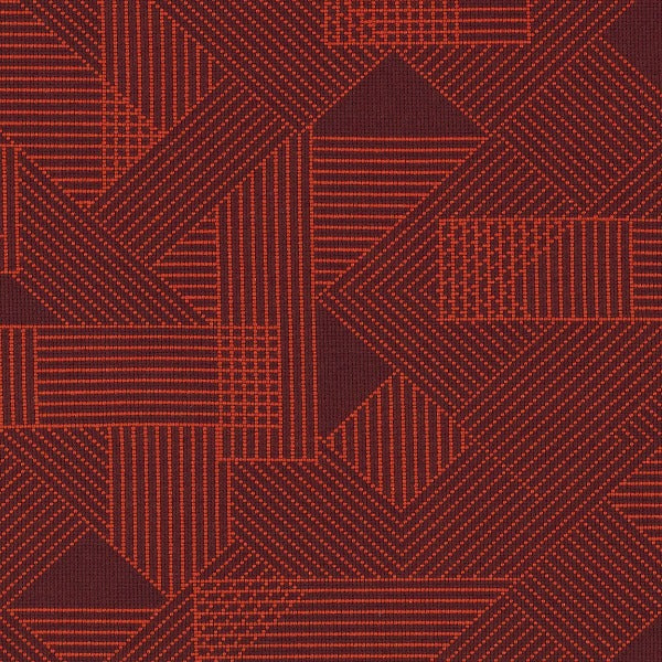Remnant of CF Stinson Boomerang Torch Upholstery Fabric