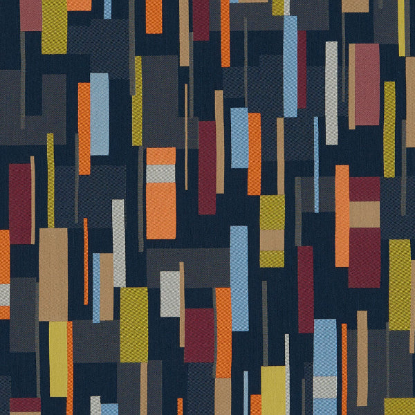 Remnant of CF Stinson Color Block Landmark Upholstery Fabric