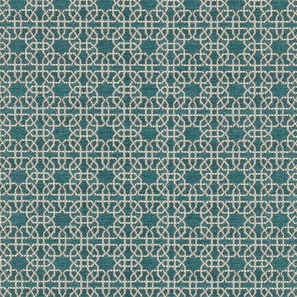 Anzea Garden Gems Thorn Apple Blue Upholstery Fabric