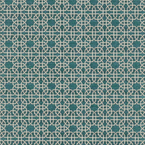 Anzea Garden Gems Thorn Apple Blue Upholstery Fabric