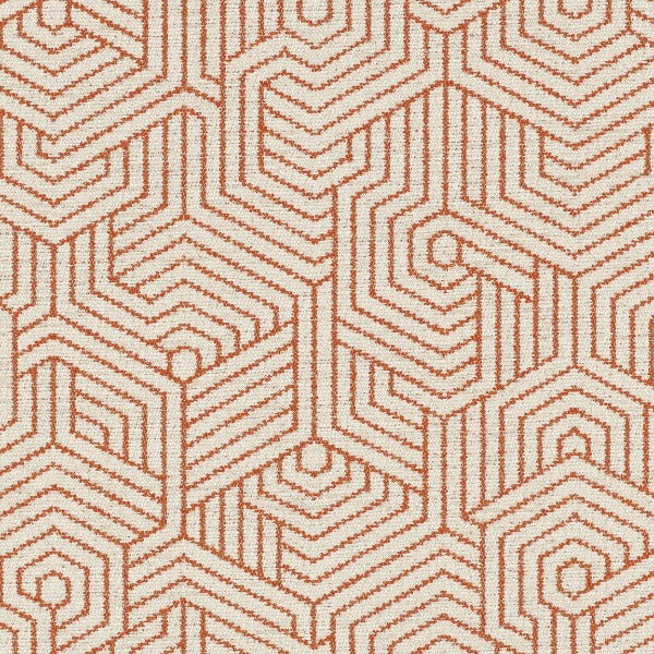 Fabric Remnant of CF Stinson Honeycomb Shag Papaya