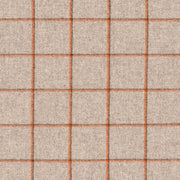 Remnant of Anzea Lumber Jane Brownie Wool Upholstery Fabric