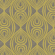 Anzea Mirrored Park Ave Gray Upholstery Fabric