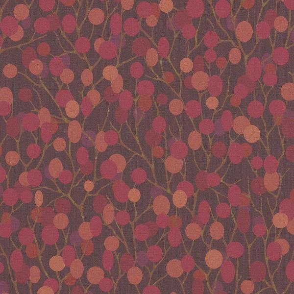 Remnant of CF Stinson Natural World Boysenberry Upholstery Vinyl