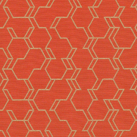 CF Stinson Nimble Sunset Crypton Orange Upholstery Fabric