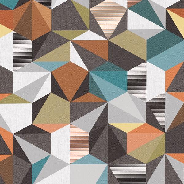 Remnant of CF Stinson Polygon Mojave Upholstery Vinyl