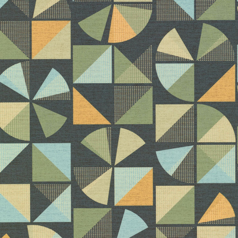 Remnant of CF Stinson Silicone Downtown Oceans Upholstery Vinyl