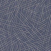 Remnant of CF Stinson Vector Blue Upholstery Vinyl