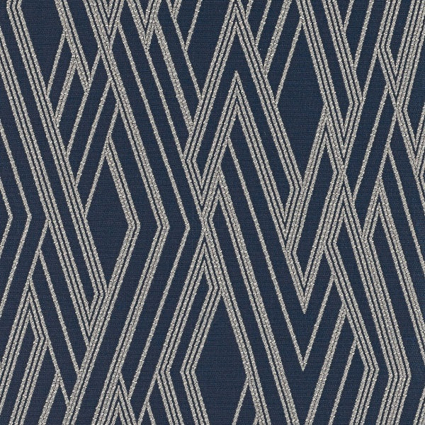 CF Stinson Zanzibar Shibori Blue Upholstery Fabric