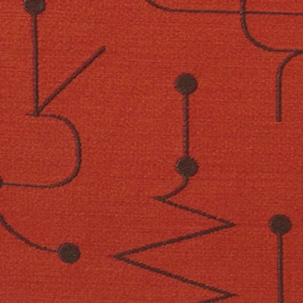 Luna Spellbound Tomato Red Upholstery Fabric