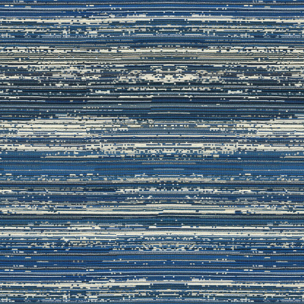 Remnant of Pallas Allure Bow-Tie Blue Upholstery Fabric