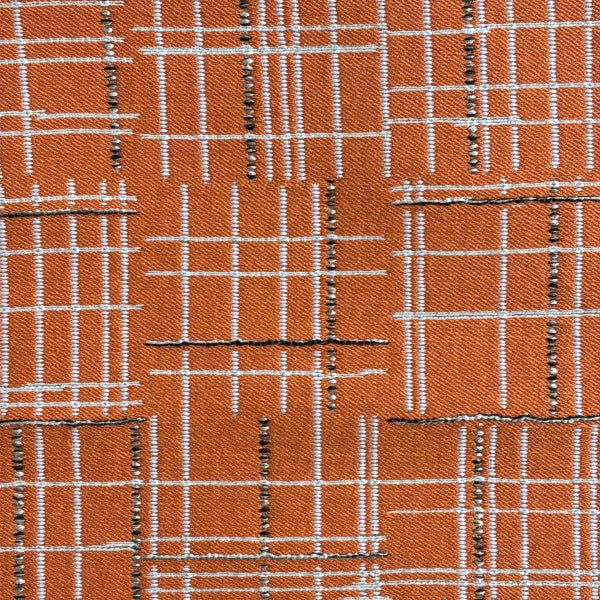 Pallas Chic Mod Mango Orange Upholstery Fabric