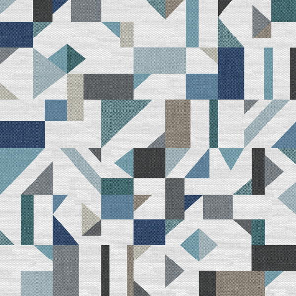 Pallas Curio Shade Blue Upholstery Vinyl
