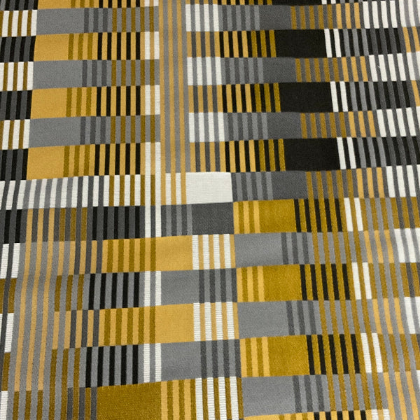 Pallas Ethos Gold Upholstery Fabric