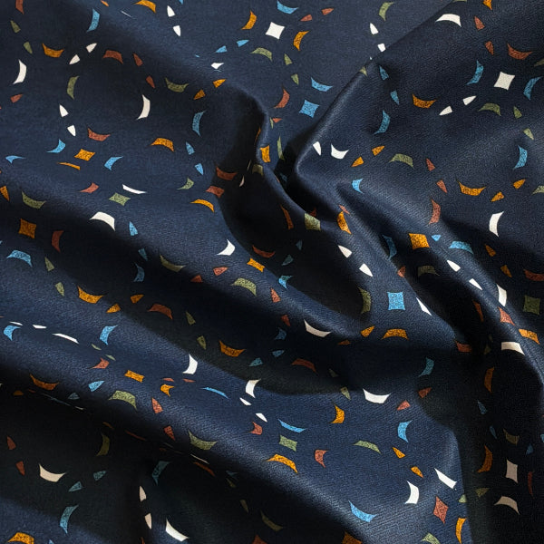 Pallas Folie Marine Upholstery Vinyl Yardage
