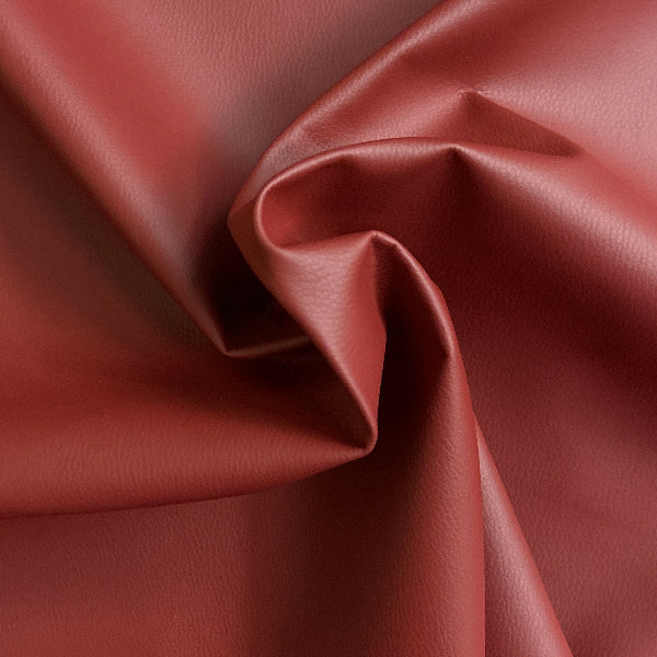 Pallas Holy Cow Red Devil Faux Leather Upholstery Vinyl Yardage