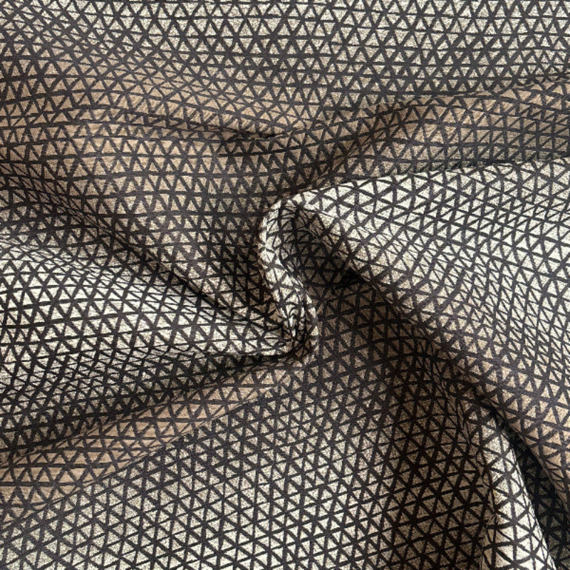 Remnant of Pallas Lattice Earth Upholstery Fabric