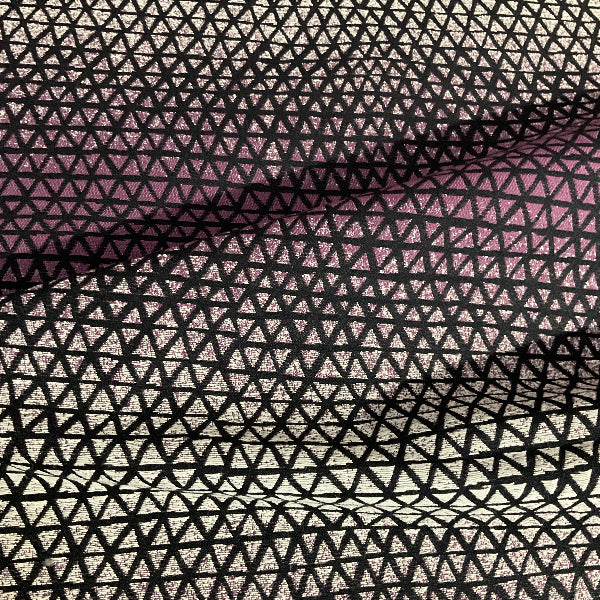 Pallas Lattice Mulberry Purple Upholstery Fabric
