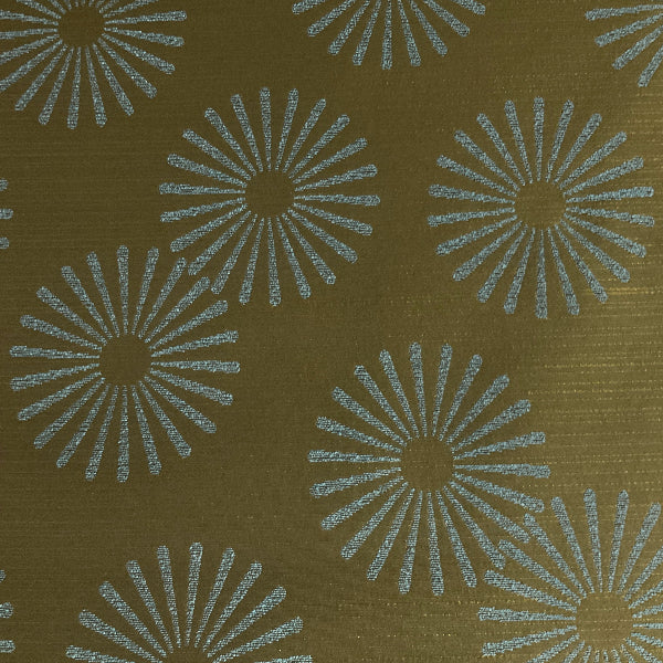 Pallas Wonder Wheel Pesto Green Upholstery Fabric