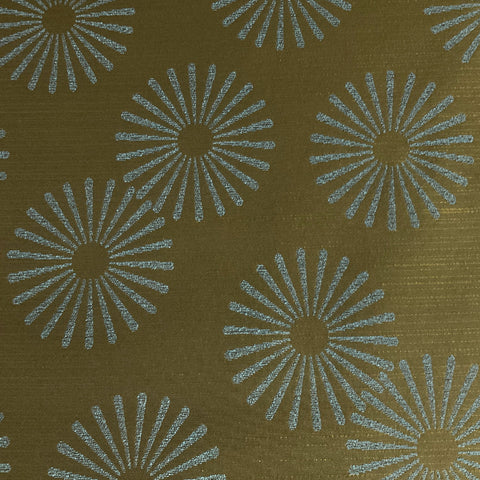 Pallas Wonder Wheel Pesto Green Upholstery Fabric