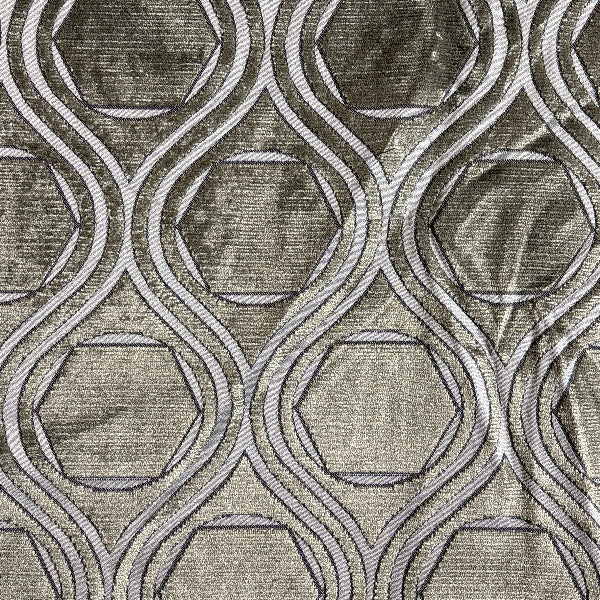 Pollack Engagement Patina Grey Velvet Upholstery Fabric