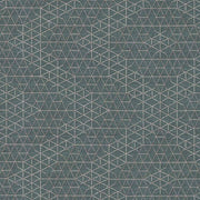 Designtex Net Patina Geometric Blue Upholstery Fabric