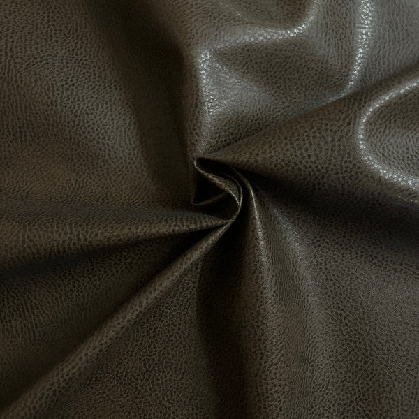 Putnam Walnut Faux Leather Upholstery Vinyl Yardage