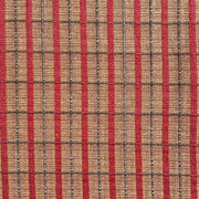 Red Green Stripes Upholstery Fabric