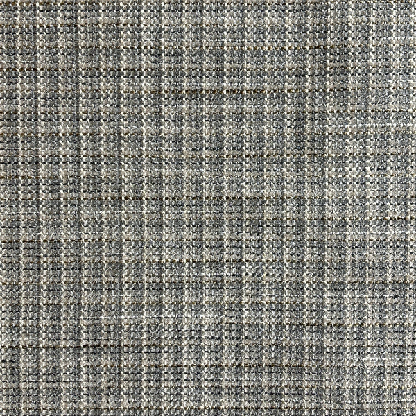 Remnant of Designtex Colorful Plaid Light Gray Upholstery Fabric