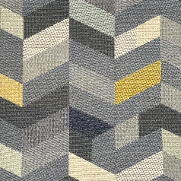 Remnant of Maharam Parquet Thunderbolt Upholstery Fabric