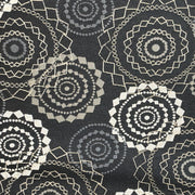 Remnant of Mayer Mandala Onyx Sunbrella Upholstery Fabric