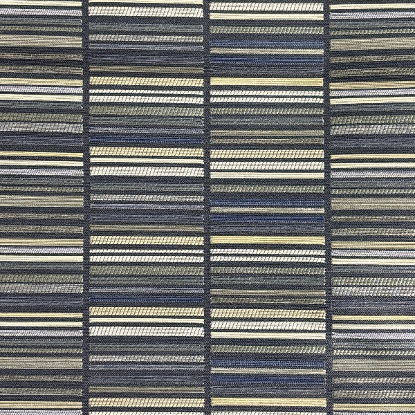 Remnant of Paul Brayton Journey Smokey Blue Upholstery Fabric