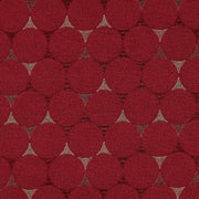 HBF Roundabout Big Bend Red Upholstery Fabric