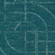 Luum Thangka Scarab Beetles Blue Upholstery Fabric