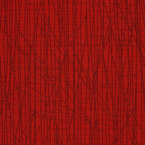 HBF Scribble XS Rouge Red Upholstery Fabric