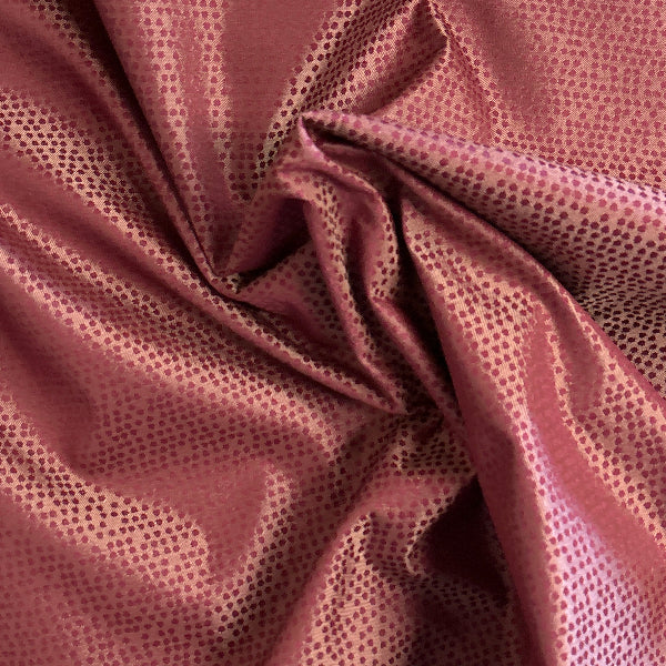 Shenanigans Cranberry Textured Dot Upholstery Yardage
