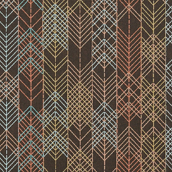 Burch Shockwave Bittersweet Sunbrella Upholstery Fabric