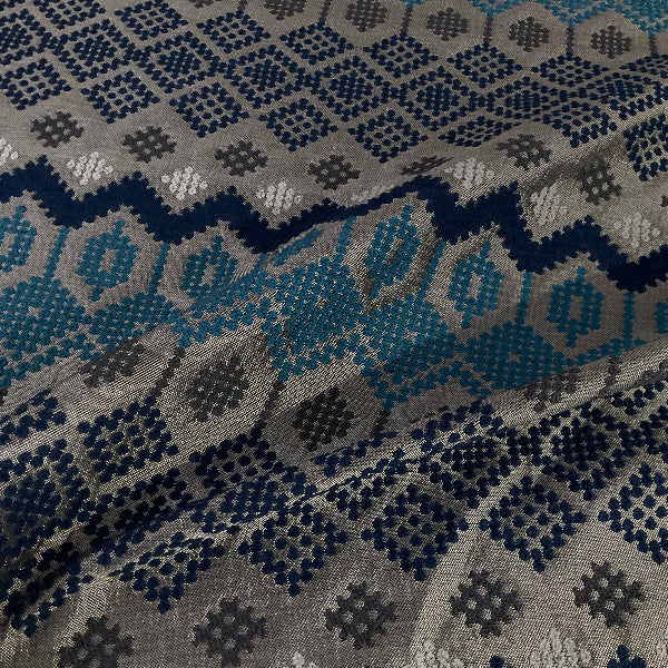Sina Pearson Folklore 455 Glacier Blue Upholstery Fabric