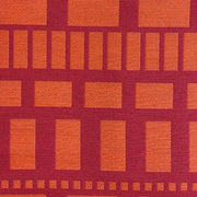 Sina Pearson In Repeat Orange and Red Sunbrella Upholstery Fabric
