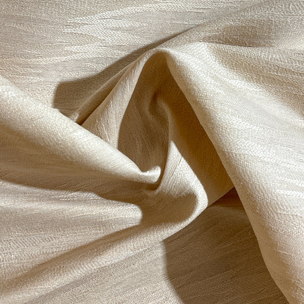 Snow Drifts Cream Upholstery Fabric Yardage