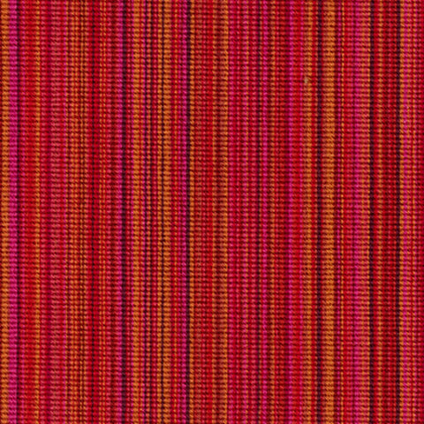 Remnant of Knoll Striae Stripe Fire Upholstery Fabric