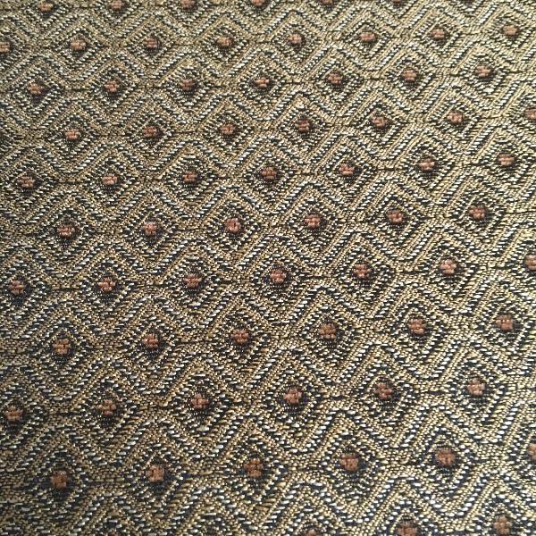 Swavelle MillCreek Gillis Chambray Diamond Pattern Brown Upholstery Fabric