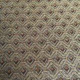 Swavelle MillCreek Gillis Chambray Diamond Pattern Brown Upholstery Fabric