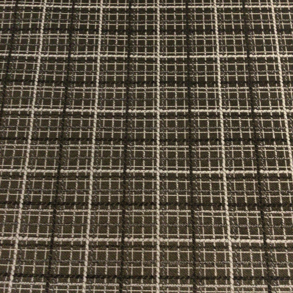 Swavelle Millcreek Bachelor Plaid Cafe Grey Upholstery Fabric