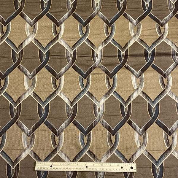 Tangled Mocha Upholstery Fabric Yardage