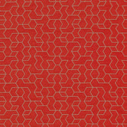 CF Stinson Tangram Tomato Upholstery Fabric