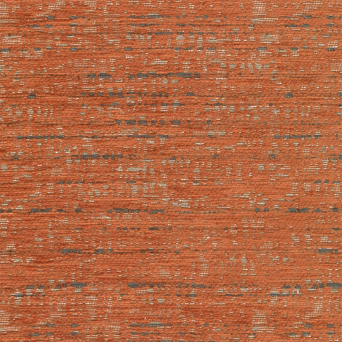 Architex Tattered Tale Chit Chat Orange Upholstery Fabric