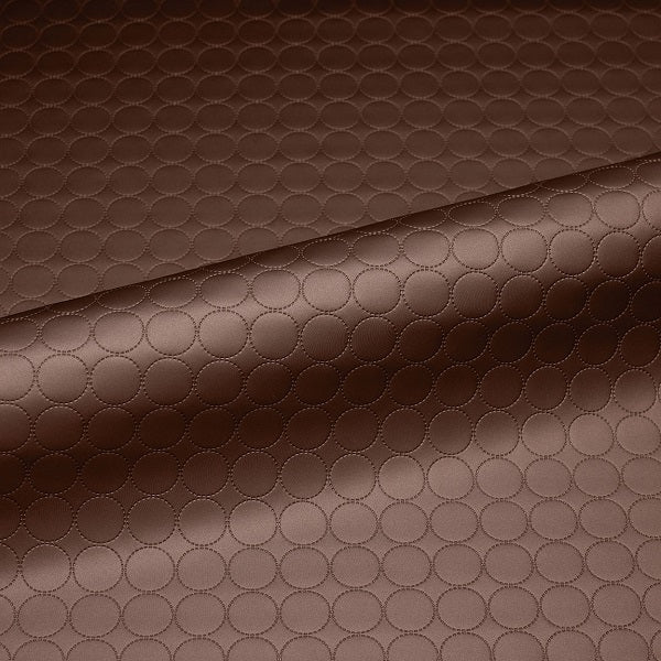 Anzea Hula Hoop Cinnamon Chocolate Brown Upholstery Vinyl